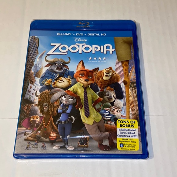 Disney Zootopia Blu-Ray + DVD Movie New - Picture 1 of 4